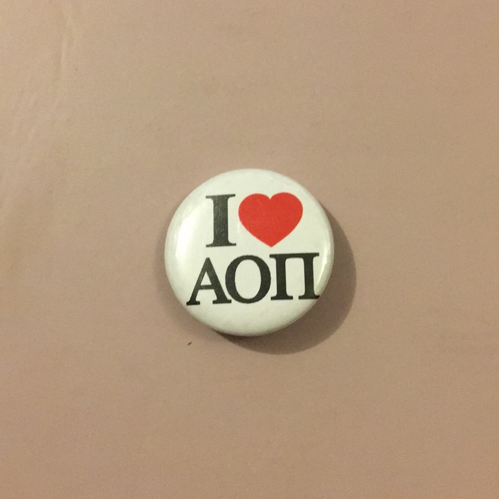 I Love AOPi Pin